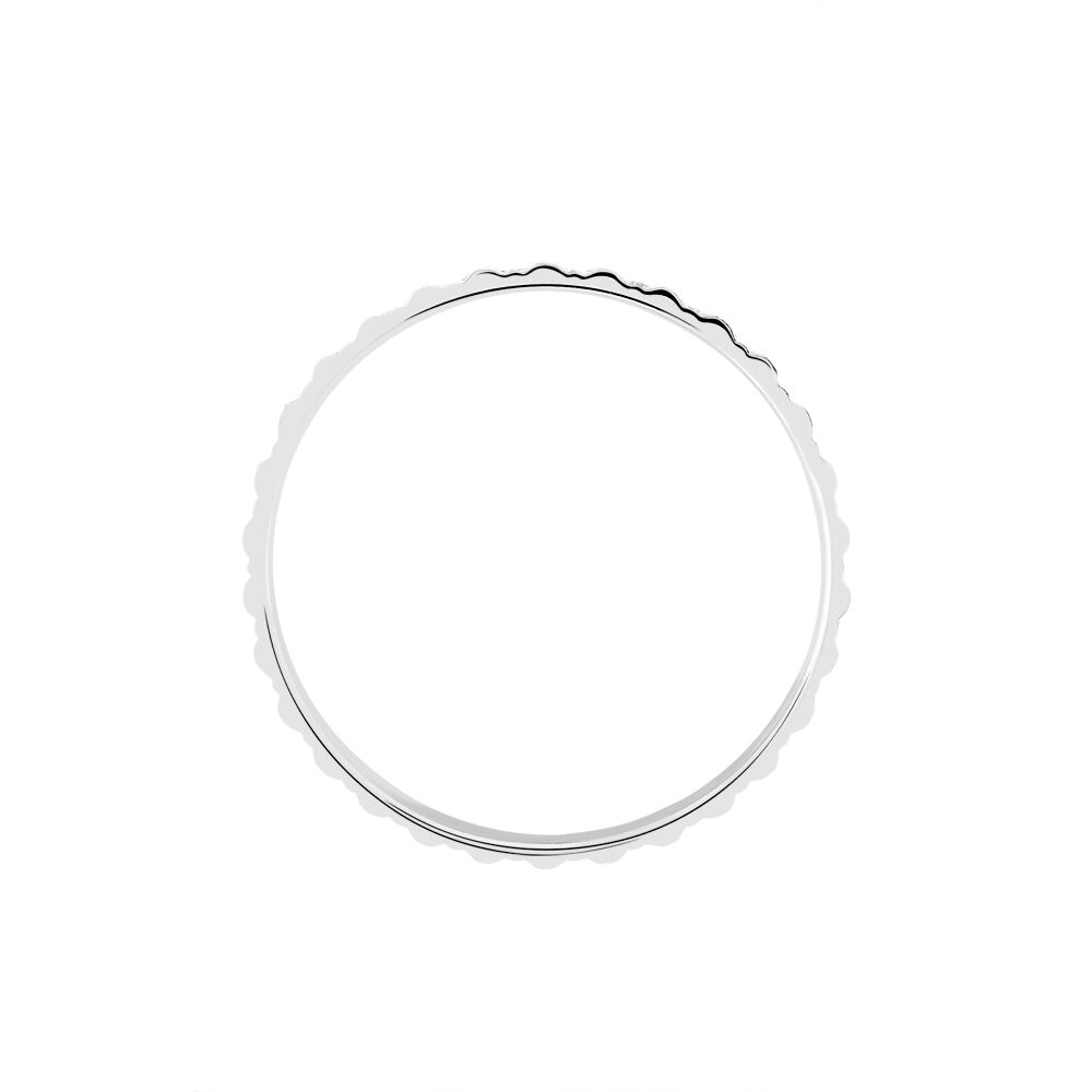 Alliance 2 Rangs Or Blanc - Alliances personnalisées Femme | Marc Orian