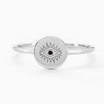 Bague Dristie Argent Blanc Turquoise - Bijoux fantaisie Femme | Marc Orian