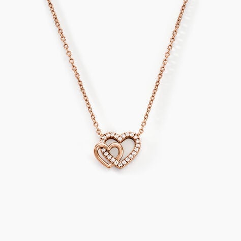 Collier Donatiane Argent Rose Oxyde De Zirconium - Colliers avec pierres Femme | Marc Orian