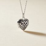 Pendentif Ellya Argent Blanc - Bijoux fantaisie Femme | Marc Orian