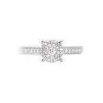 Bague Serena Or Blanc Diamant - Solitaires Femme | Marc Orian