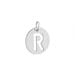 Pendentif Elio R Argent Blanc - Pendentifs Famille | Marc Orian