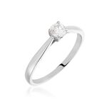 Bague Solitaire Vicoeuria Or Blanc Diamant - Solitaires Femme | Marc Orian