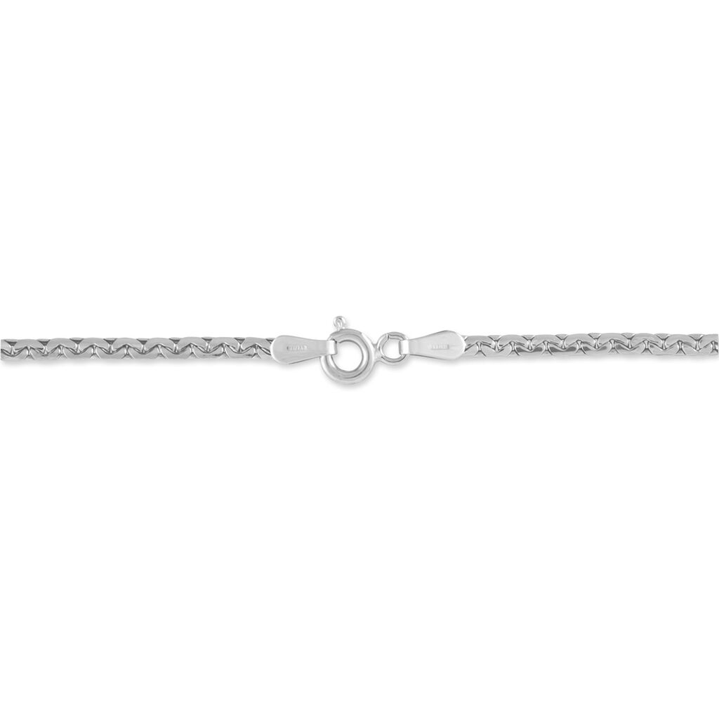 Bracelet Zhara Or Blanc - Bracelets mailles Femme | Marc Orian