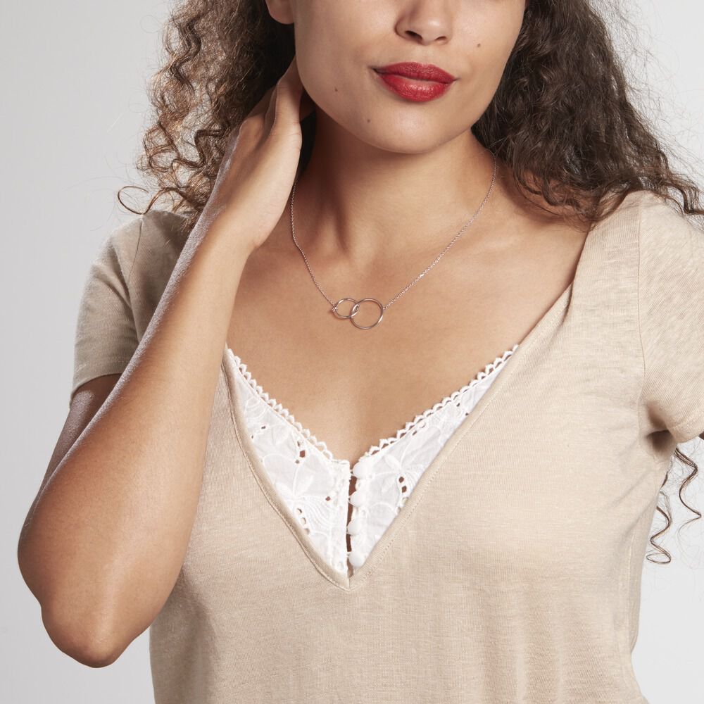 Collier Havana Argent Blanc - Colliers Femme | Marc Orian