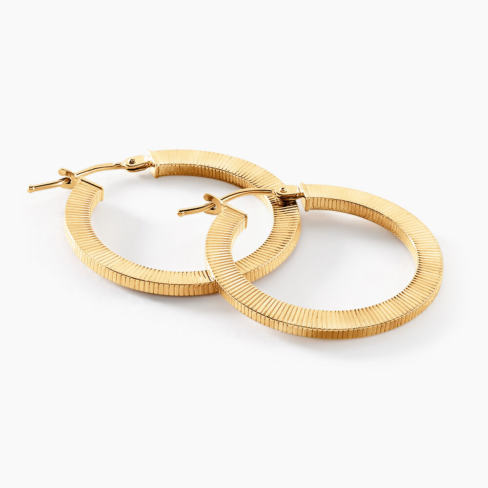 Cr&eacute;oles Zackary Or Jaune - Cr&eacute;oles Femme | Marc Orian