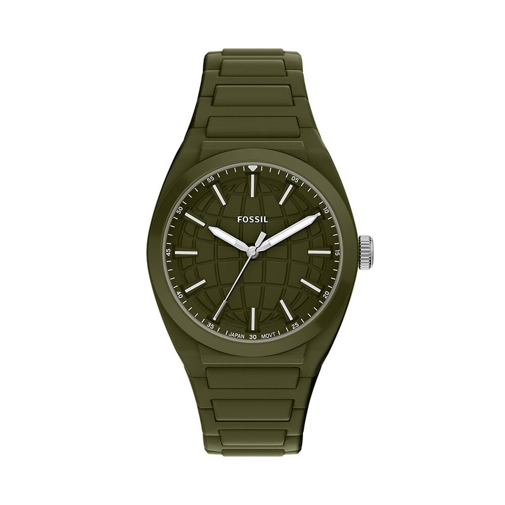Montre Fossil Everett 3 Hand Kaki - Montres &eacute;tanches Homme | Marc Orian