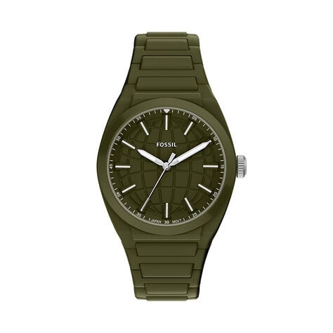 Montre Fossil Everett 3 Hand Kaki - Montres &eacute;tanches Homme | Marc Orian