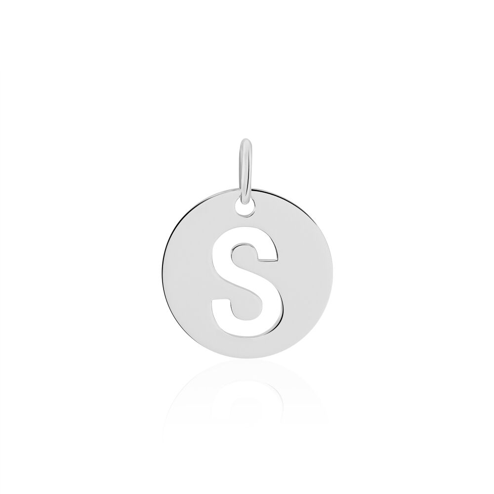 Pendentif Elio S Argent Blanc - Pendentifs Famille | Marc Orian