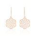 Boucles D'oreilles Pendantes Rubino Argent Rose - Pendantes Femme | Marc Orian