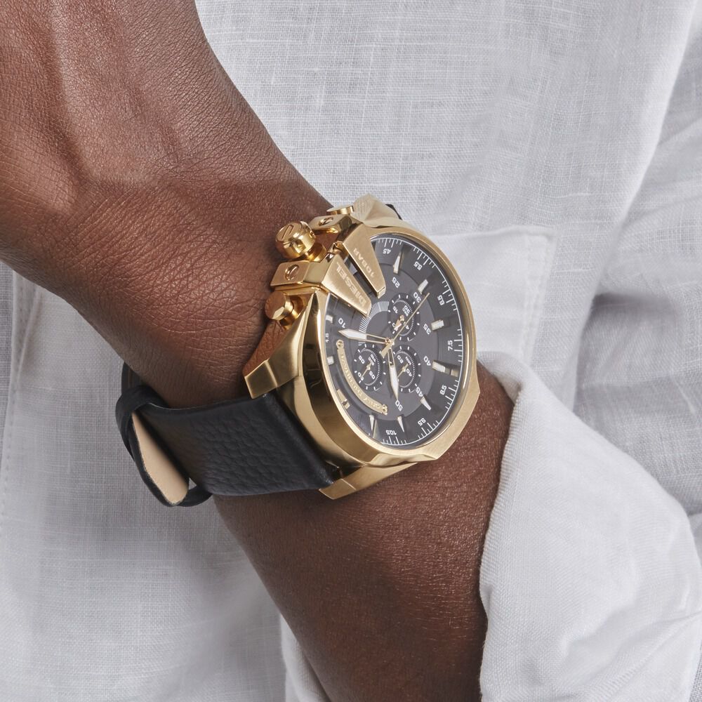 Montre Diesel Mega Chief Noir - Montres étanches Homme | Marc Orian