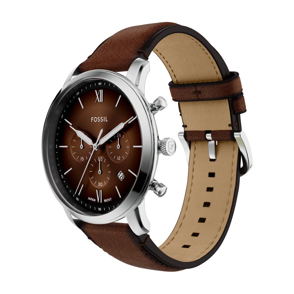 Montre Fossil Neutra Chrono Marron - Montres étanches Homme | Marc Orian