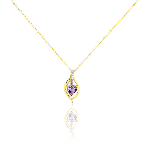 Bague Silucia Or Jaune Amethyste Et Oxyde De Zirconium - Colliers Femme | Marc Orian
