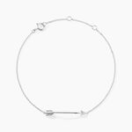 Bracelet Cupidon Or Blanc Diamant - Bracelets cha&icirc;nes Femme | Marc Orian