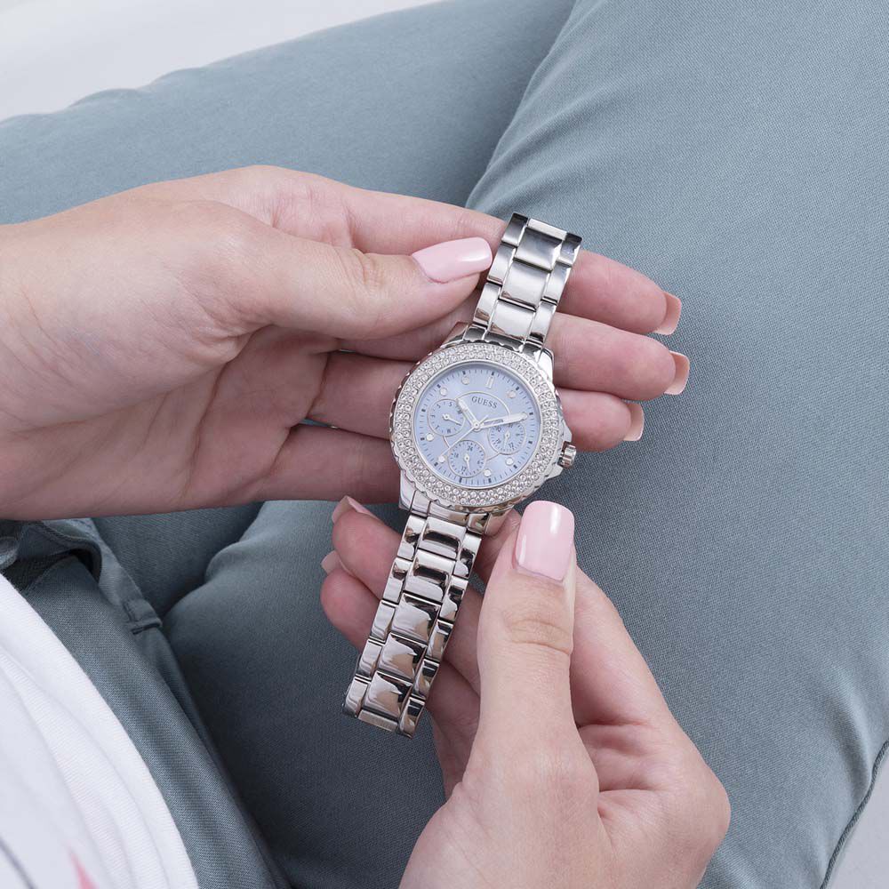 Montre guess bleu new arrivals femme