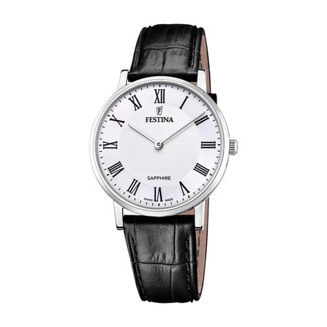Montre Festina Swiss Made Blanc - Montres classiques Homme | Marc Orian