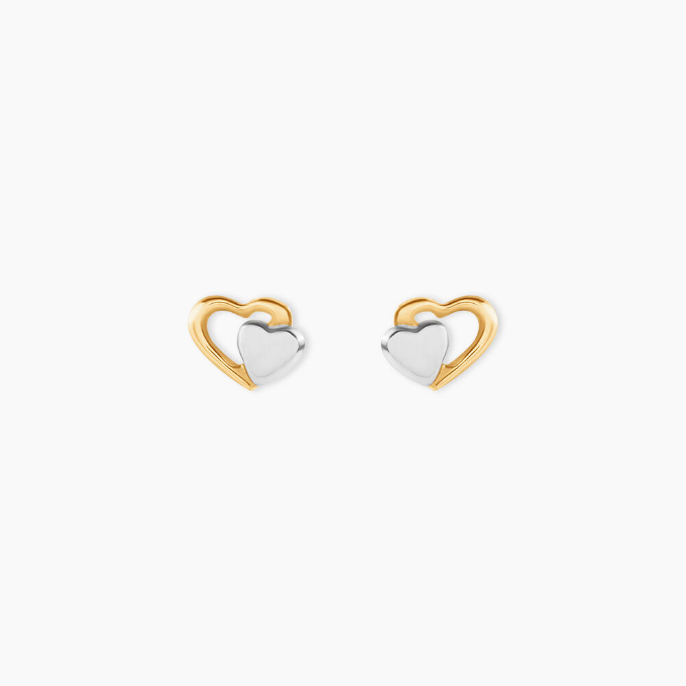 Boucles D'oreilles Puces Frantsesa Or Jaune - Puces Femme | Marc Orian