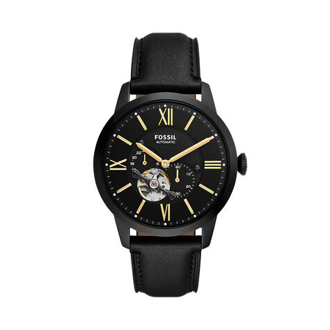 Montre Fossil Townsman C&oelig;ur Battant Noir - Montres automatiques Homme | Marc Orian