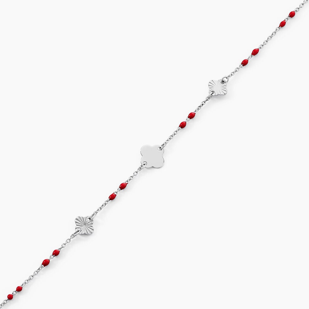 Bracelet Muguette Argent Blanc - Bracelets chaînes Femme | Marc Orian