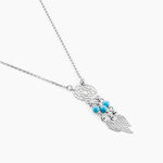 Collier Poehei Argent Blanc Cristaux De Swarovski - Colliers avec pierres Femme | Marc Orian