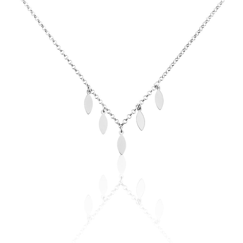 Collier Argent Blanc Osama - Colliers Femme | Marc Orian