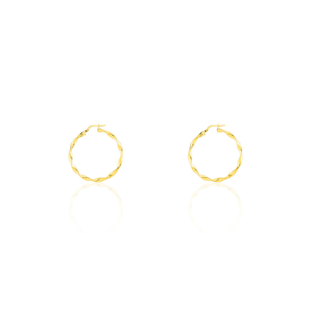 Créoles Falbala Or Jaune - Créoles Femme | Marc Orian