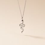 Collier Yoshie Argent Blanc - Colliers fantaisie Femme | Marc Orian