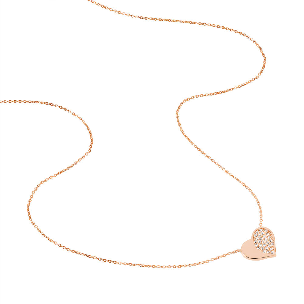 Collier Lovilana Argent Rose Oxyde De Zirconium - Colliers avec pierres Femme | Marc Orian