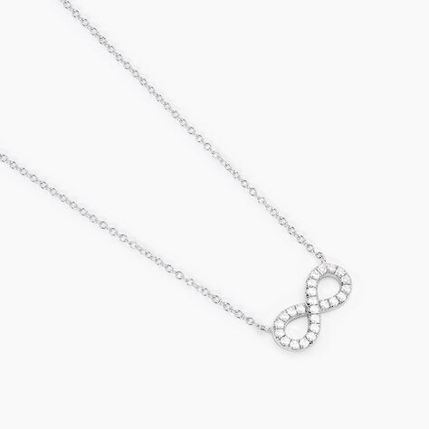 Collier Lou Argent Blanc Oxyde De Zirconium - Colliers avec pierres Femme | Marc Orian