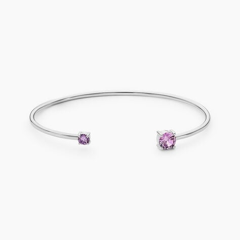 Bracelet Jonc Domitille Argent Blanc Oxyde De Zirconium -  Femme | Marc Orian