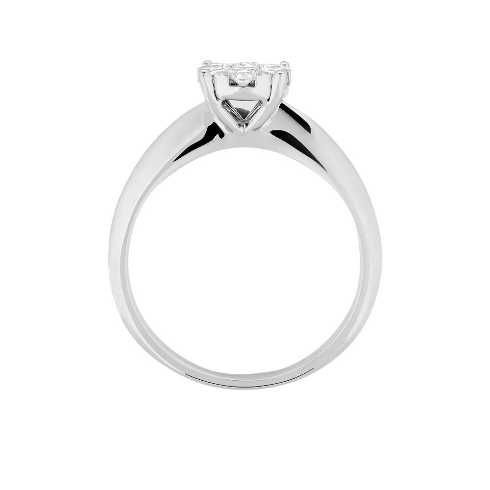 Bague Solitaire Dream Or Blanc Diamant - Solitaires Femme | Marc Orian