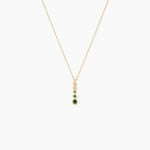 Collier Josephine Or Jaune Emeraude - Colliers avec pierres Femme | Marc Orian