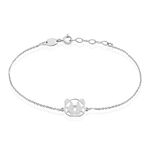 Bracelet Romy Origami Argent Blanc - Bracelets fantaisie Femme | Marc Orian