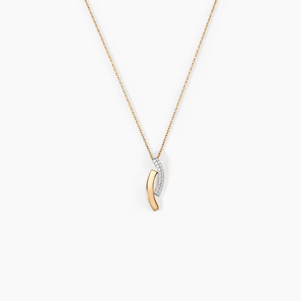 Collier Vero Or Jaune Oxyde De Zirconium - Colliers avec pierres Femme | Marc Orian