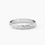 Alliance Hercule Or Blanc - Alliances duo Unisex | Marc Orian