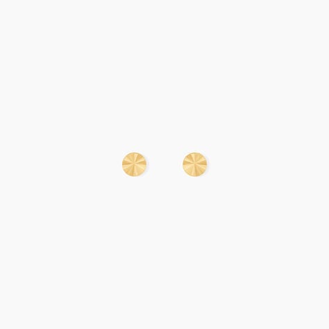 Boucles D'oreilles Puces Berangere Cercle Or Jaune - Puces Femme | Marc Orian