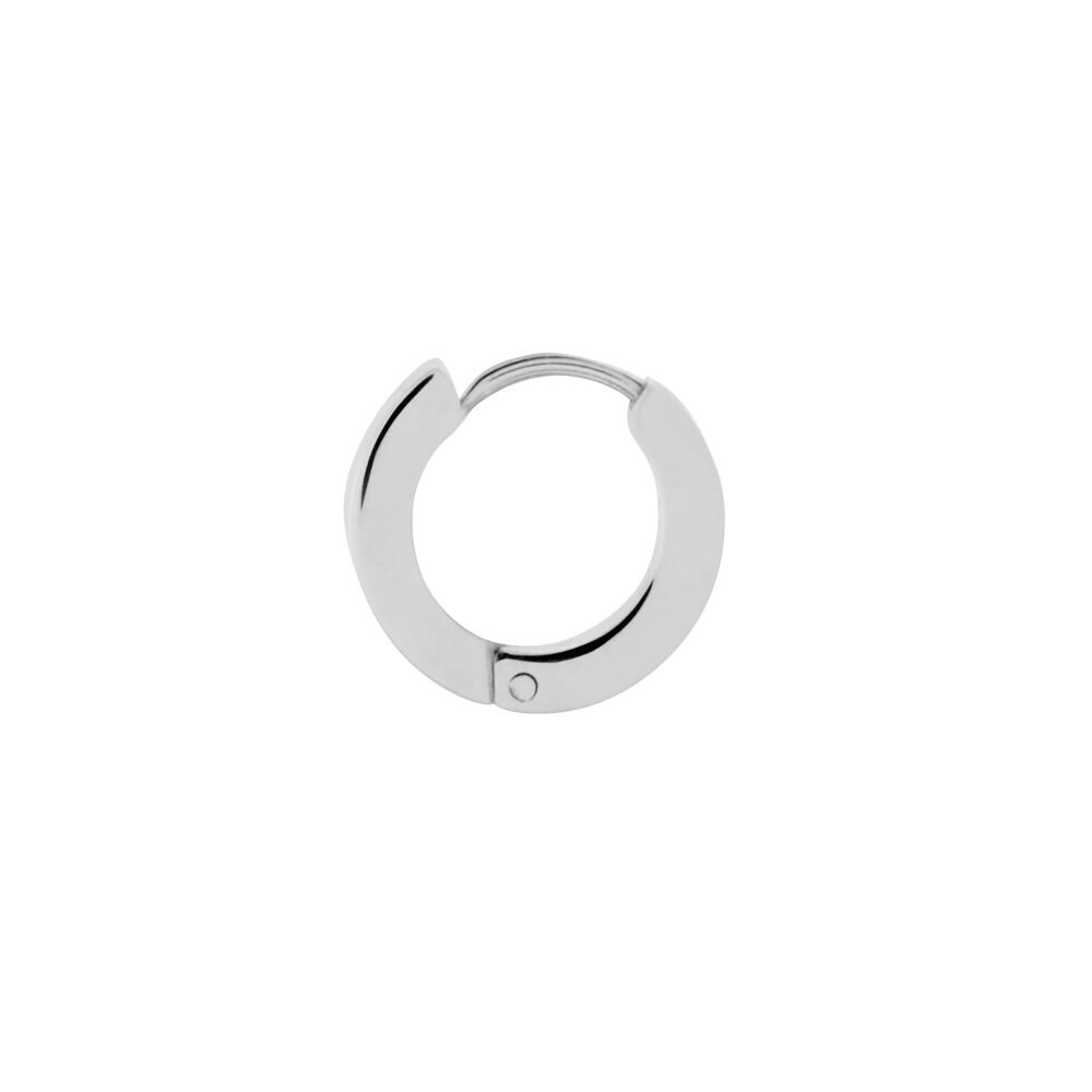 Créole Unitaire Acier Blanc Jorge - Piercings d'oreilles Homme | Marc Orian