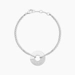 Bracelet Th&eacute;mis Argent Blanc Oxyde De Zirconium - Bracelets fantaisie Femme | Marc Orian