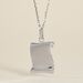 Pendentif Parchemin Argent Blanc - Bijoux personnalisés Homme | Marc Orian