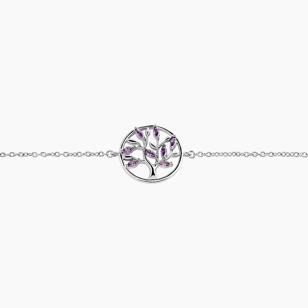 Bracelet Venka Argent Blanc Oxyde De Zirconium - Bracelets chaînes Femme | Marc Orian