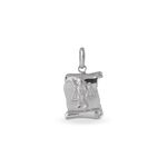 Pendentif Maicaae Argent Blanc - Bijoux personnalis&eacute;s Famille | Marc Orian