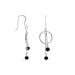 Boucles D'oreilles Pendantes Tamar Argent Blanc Pierre De Synthese - Pendantes Femme | Marc Orian