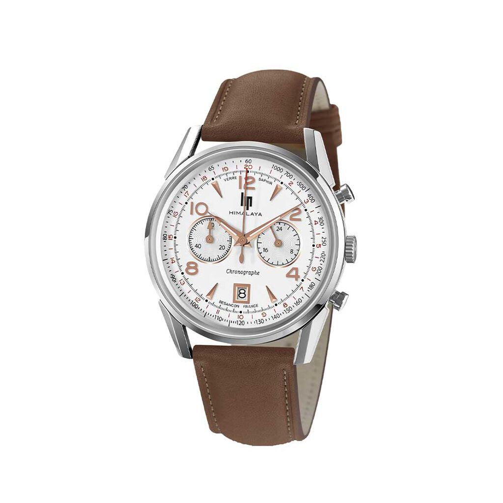 Montre Lip Himalaya Chrono Argenté - Montres classiques Homme | Marc Orian