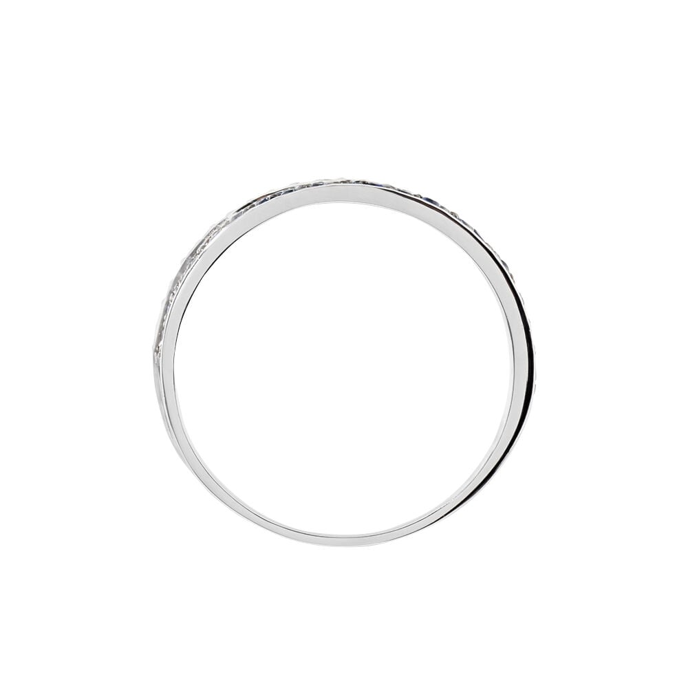 Bague Agapanthe Or Blanc Saphir Et Diamant - Bagues vintage Femme | Marc Orian