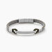 Bracelet Jourdan Donovan Acier Argent&eacute; - Bracelets cuir Homme | Marc Orian