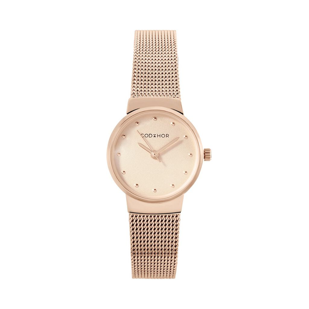 Montre Codhor Fleur Dor&eacute; Rose - Montres &eacute;tanches Femme | Marc Orian