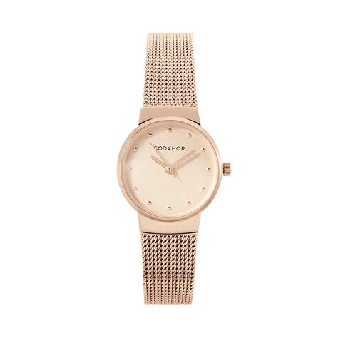 Montre Codhor Fleur Dor&eacute; Rose - Montres &eacute;tanches Femme | Marc Orian