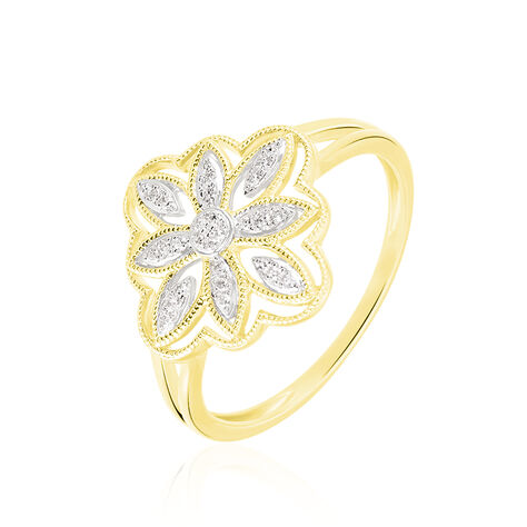 Bague Veda Or Jaune Diamant - Bagues pierres pr&eacute;cieuses Femme | Marc Orian