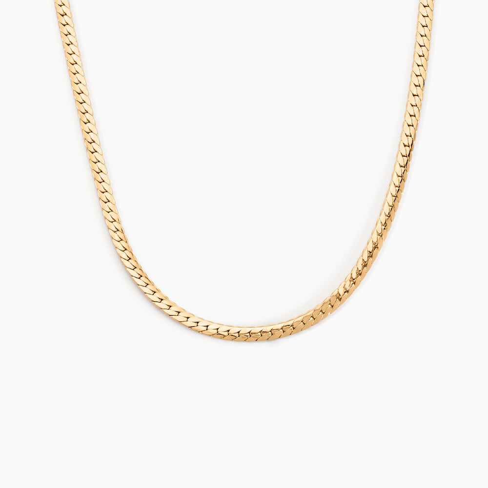 Collier Messaline Plaqu&eacute; Or Jaune - Chaines Femme | Marc Orian