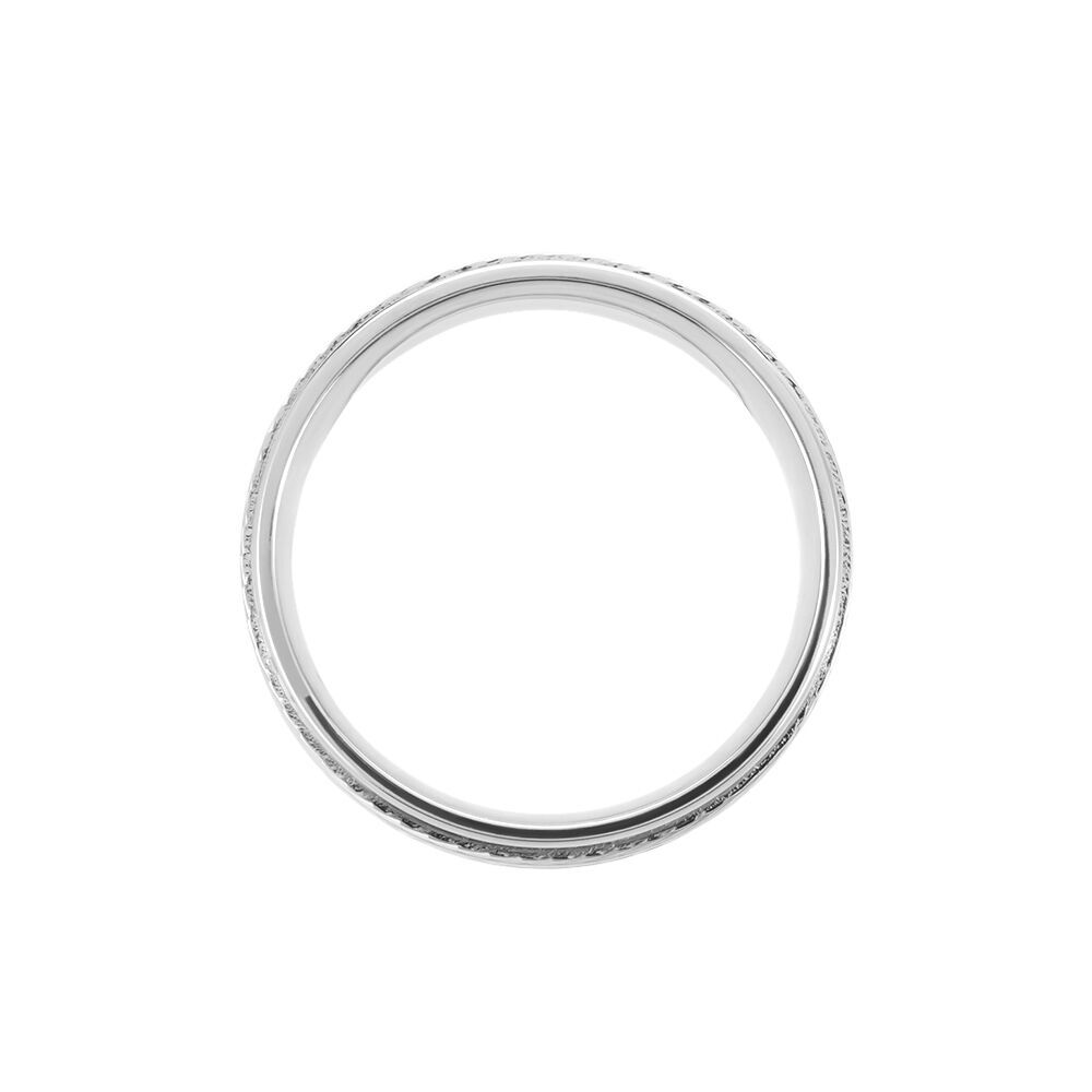 Bague Acier Blanc Jesper - Bijoux fantaisie Homme | Marc Orian